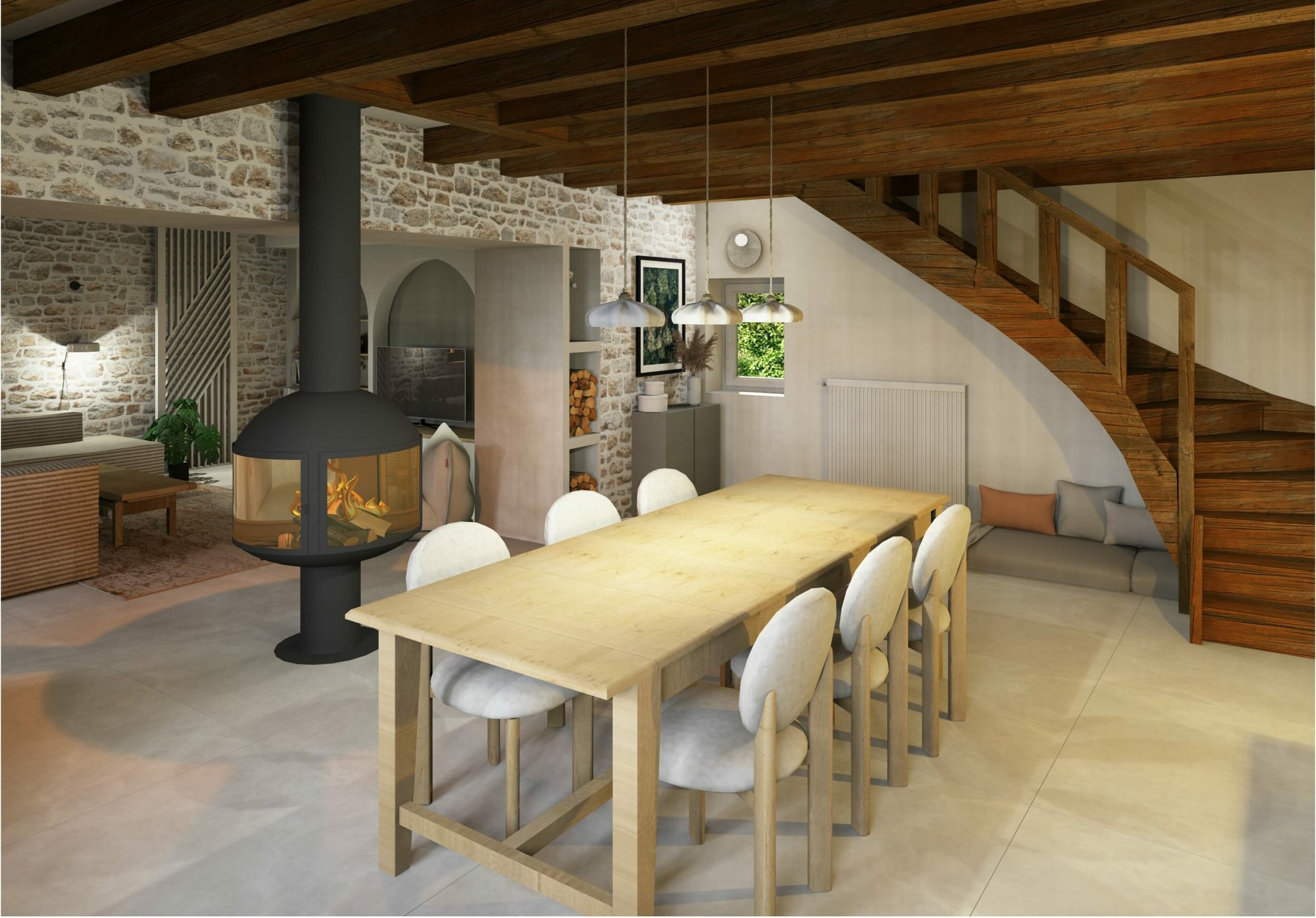Architecte et décoratrice d'intérieur en Nord isère. Rénovations de caractère pour particuliers. plateau, belles demeures, valorisation de patrimoine