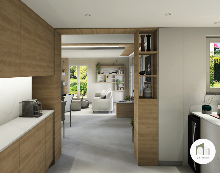 Projet SALERNO-Feuille 16 gaelle chaymol - design d’espace, architecture intérieure et décoration intérieure - conception de cuisine, mobilier sur mesure, choix mobilier et décoration, préconisation matériaux - chantier meyzieu